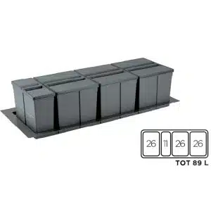 ACCESORIO CUBOS BASURAS SLINE 120