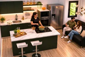 Cocina con isla